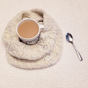 Betsey Johnson infinity scarf